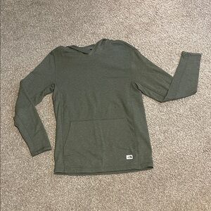 The North Face Green Hoodie with Front Pocket